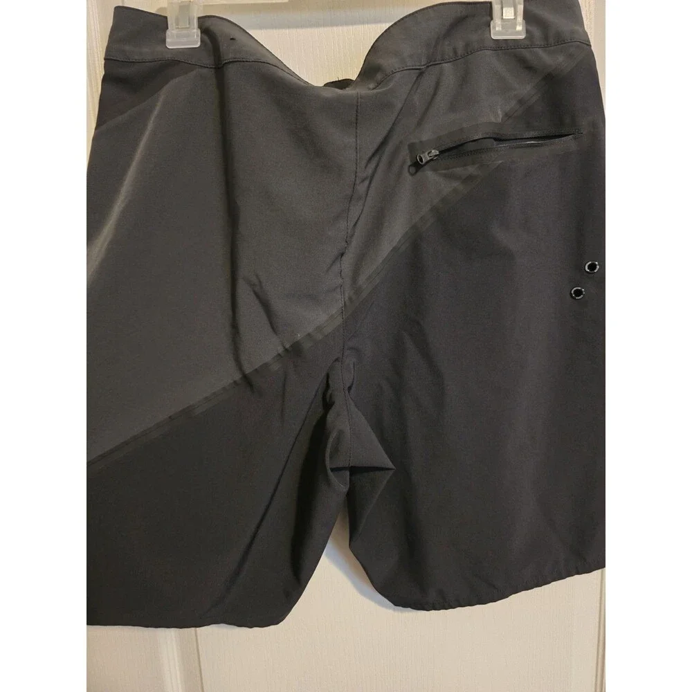 American Eagle Outfitters Black Board Shorts, Drawstring waist  Men's Size L